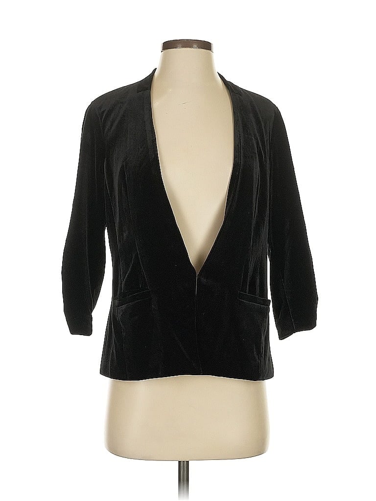 Pre-owned Eliza J Blazer Jacket In Black