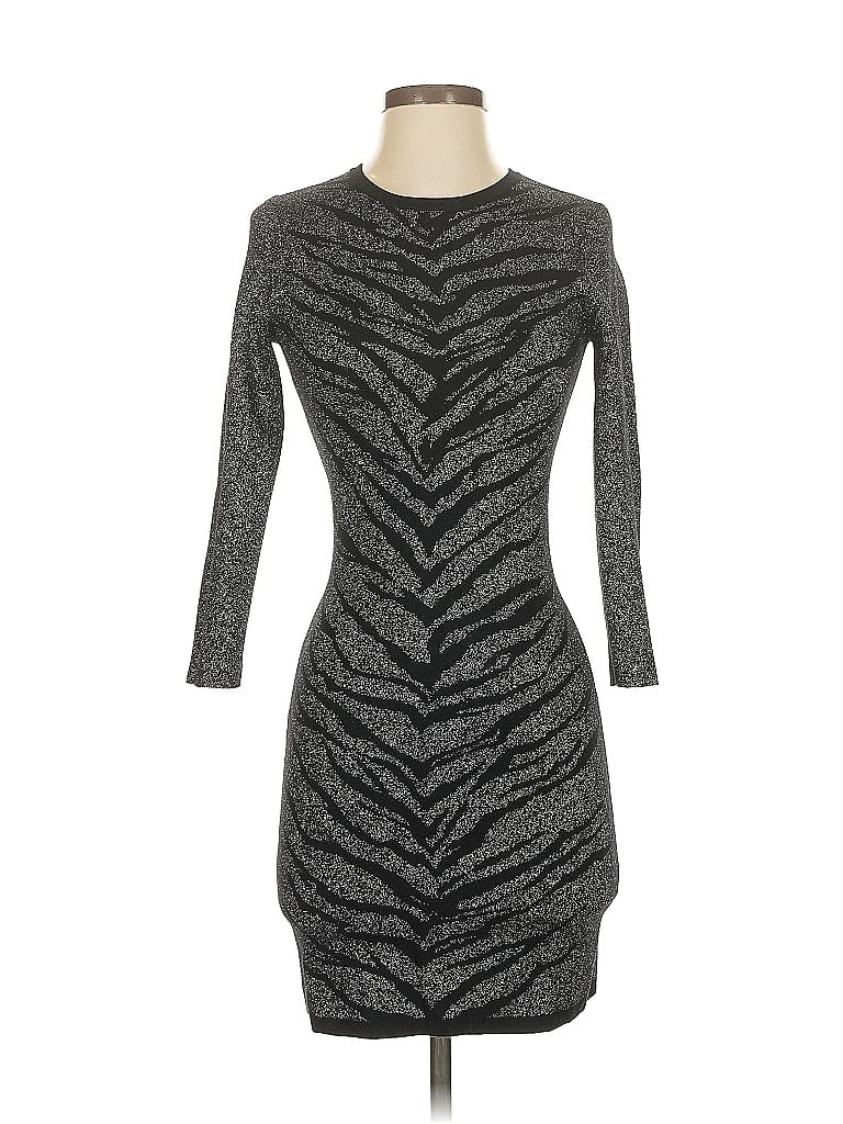 Pre-owned Express Cocktail Dress In Gray
