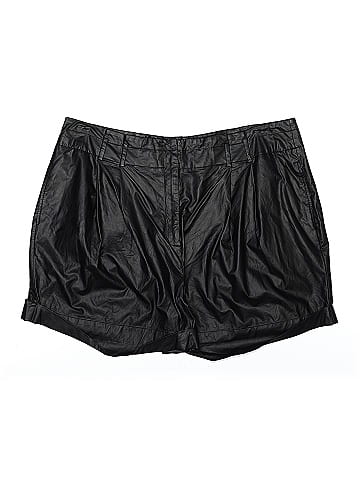 Elizabeth and James Faux Leather Shorts (view 1)