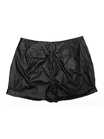 Elizabeth and James Faux Leather Shorts (view 2)