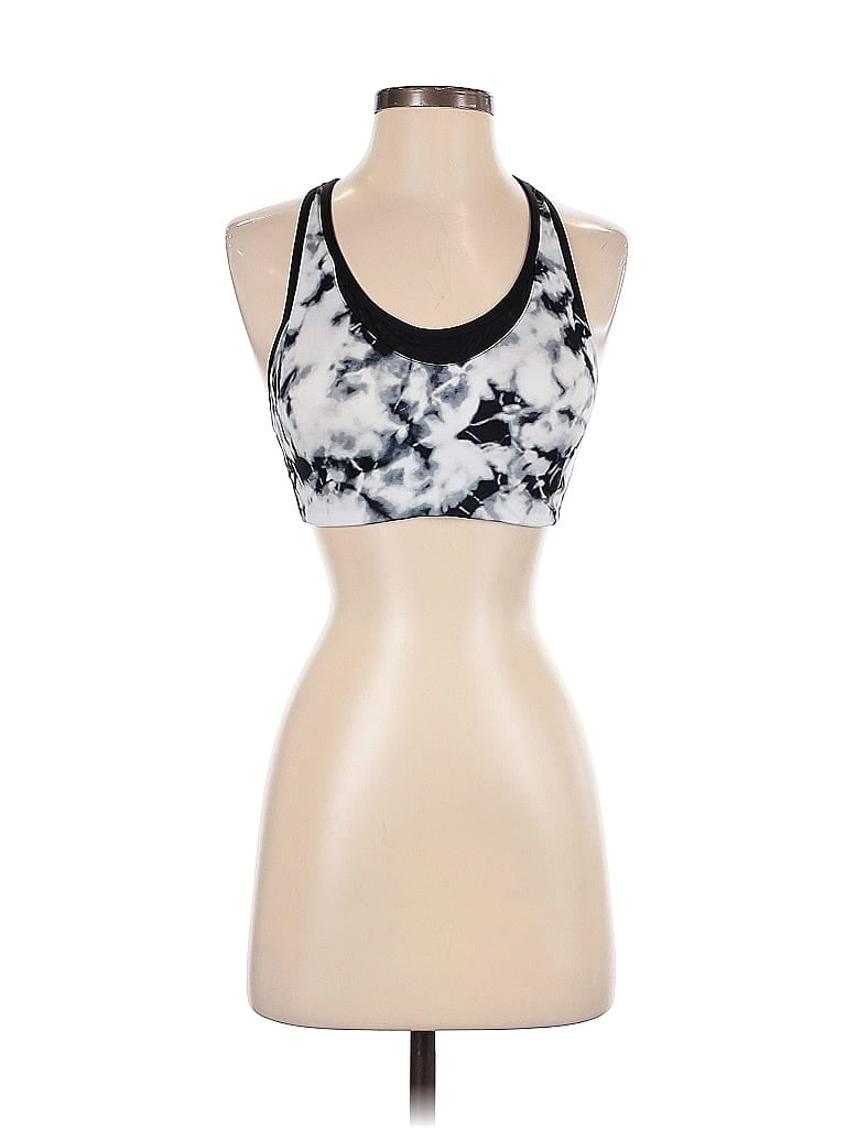 Pre-owned Victoria's Secret Pink Sports Bra In Silver