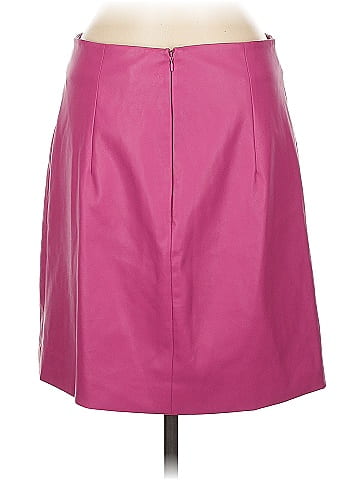 Porridge Faux Leather Skirt (view 2)