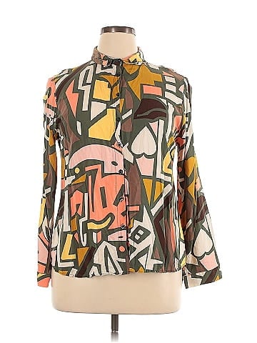 Big Dart Long Sleeve Blouse (view 1)