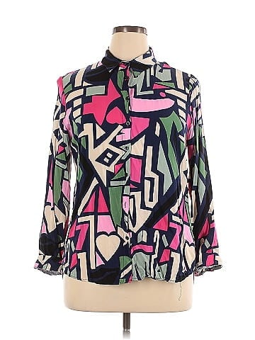 Big Dart 3/4 Sleeve Blouse (view 1)