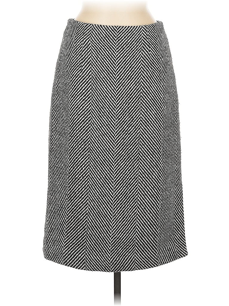 Pre-owned Halogen Formal Skirt In Gray