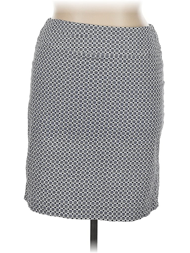 Pre-owned Donna Ricco Casual Skirt In Gray