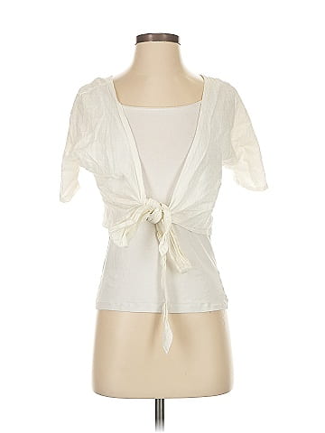 White Fox Short Sleeve Blouse (view 1)