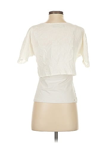 White Fox Short Sleeve Blouse (view 2)