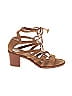 FRYE Tan Brown Heels Size 9 1/2 - photo 1