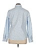 Foxcroft 100% Cotton Paisley Blue Long Sleeve Button-Down Shirt Size 14 - photo 2