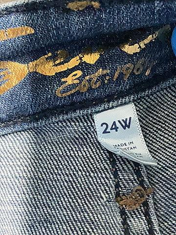 Seven7 Solid Blue Jeans Size 24 waist