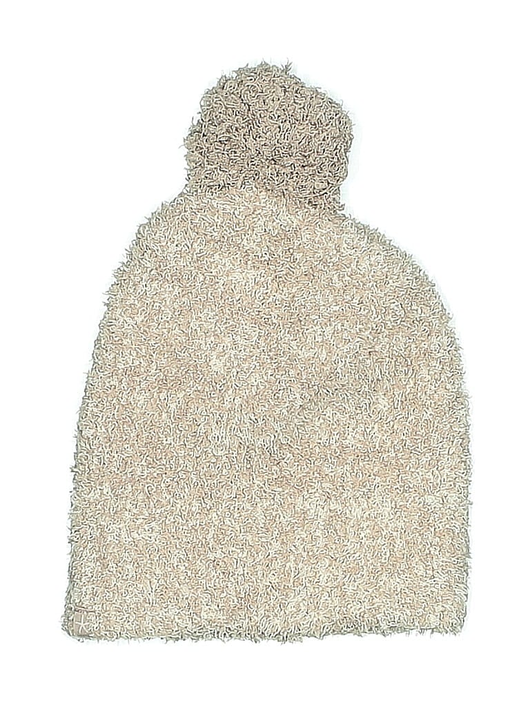Pre-owned Unbranded Beanie Hat In Brown