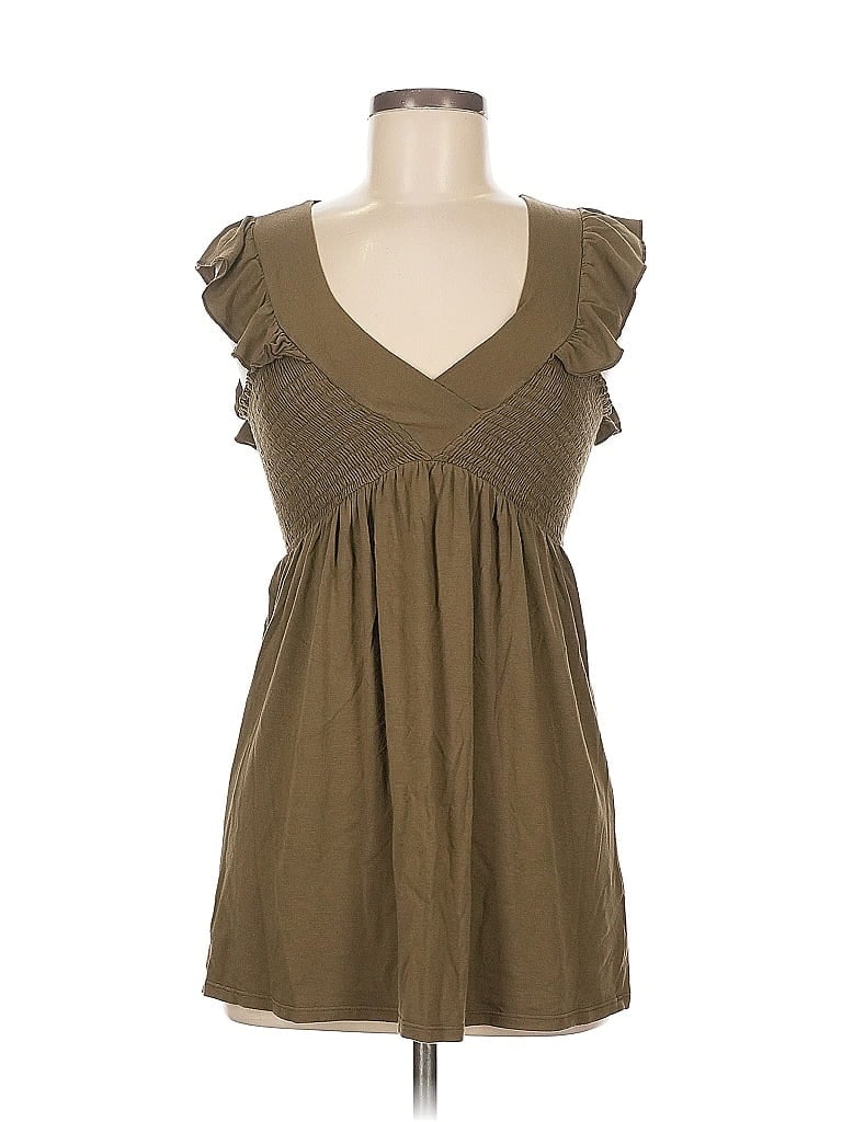 Pre-owned Ella Moss Casual Dress In Brown