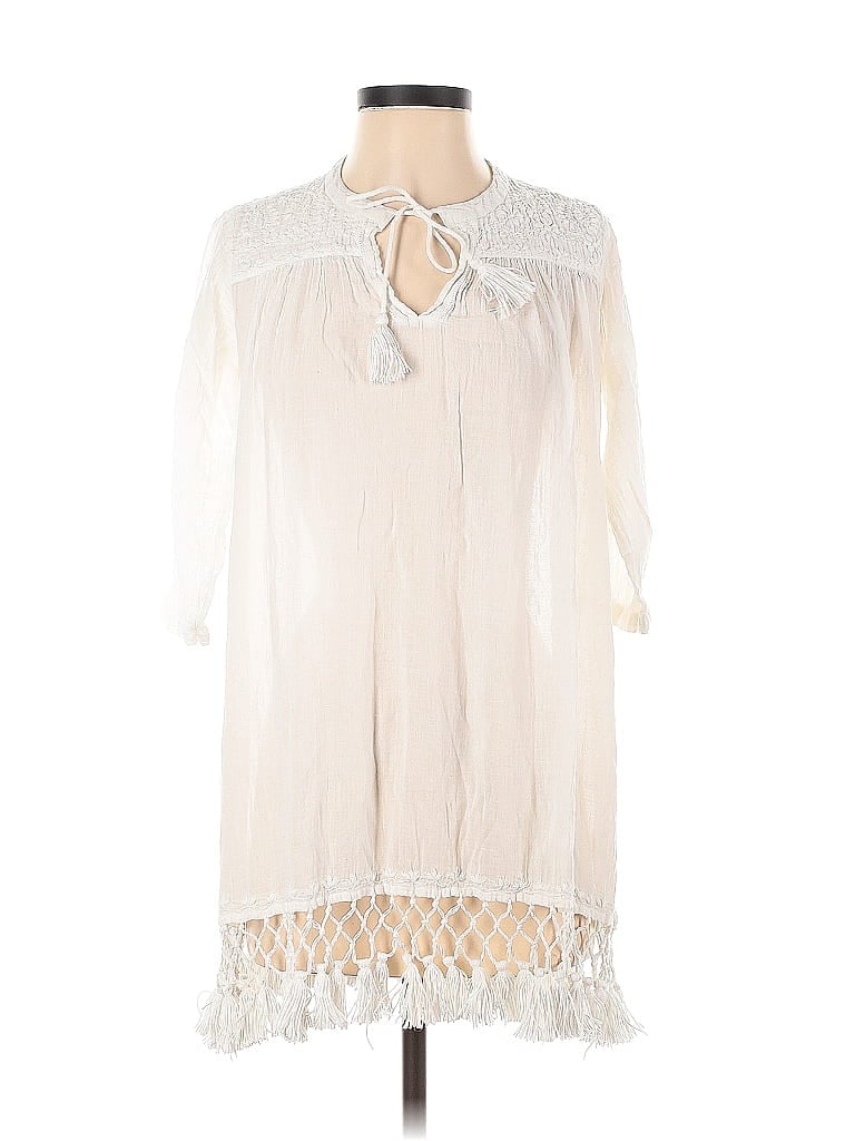 Pre-owned Roller Rabbit Casual Dress In White