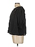 Tanya Taylor 100% Cotton Black 3/4 Sleeve Blouse Size 10 - photo 4