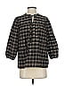 Barbour Tweed Gray 3/4 Sleeve Blouse Size 4 - photo 1