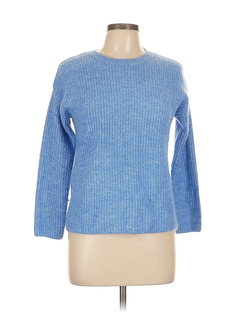 Pre-owned Assorted Brands Pullover Sweater In Blue