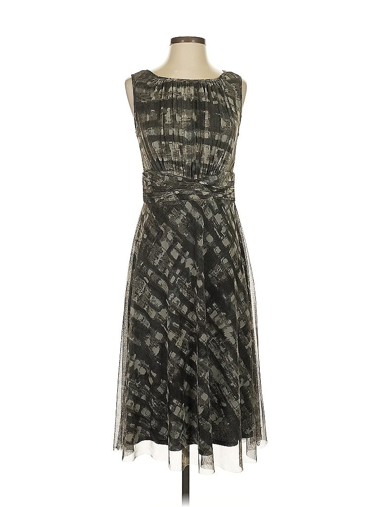 Pre-owned Coldwater Creek Cocktail Dress In Gray