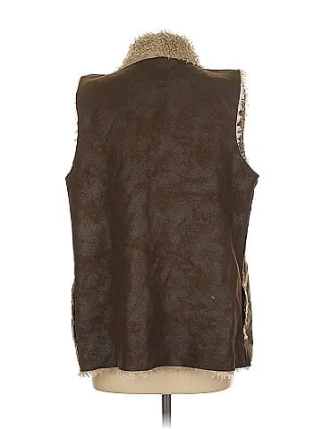 Velvet Faux Fur Vest (view 2)