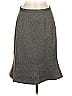 Judy's Group Inc 100% Polyester Chevron-herringbone Gray Black Casual Skirt Size 6 - photo 1
