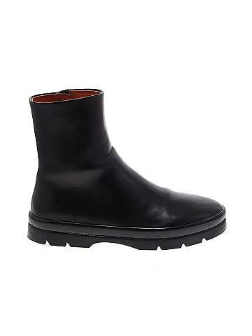 The Row Leather Billie Ankle Boots (view 1)