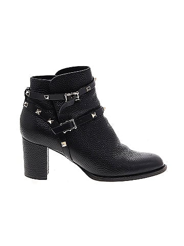 Valentino Leather Rockstud Ankle Boots (view 1)