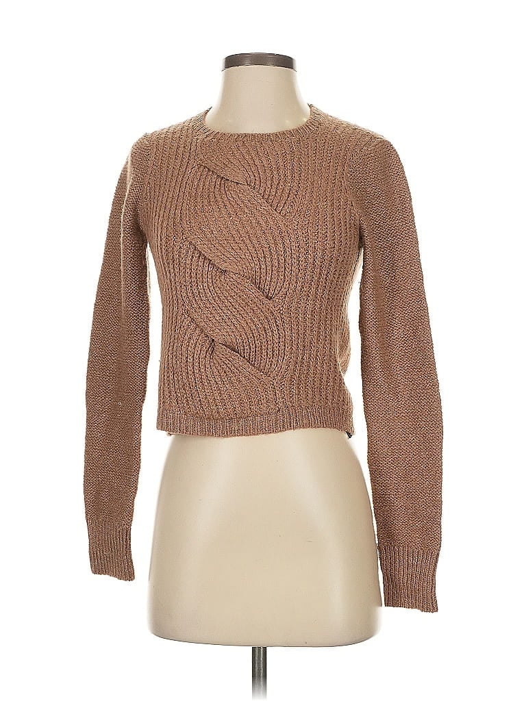 Marc by Marc Jacobs 100% Merino Wool Brown Wool Pullover Sweater Size XS - photo 1