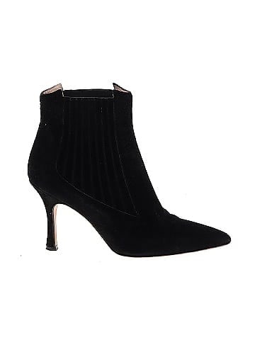 Manolo Blahnik Vintage Suede Ankle Boots 90mm (view 1)