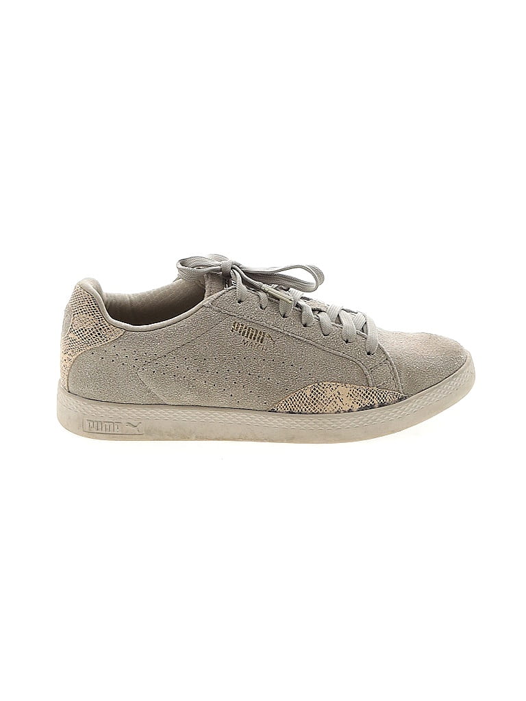 Puma Gray Tan Sneakers Size 7 - photo 1