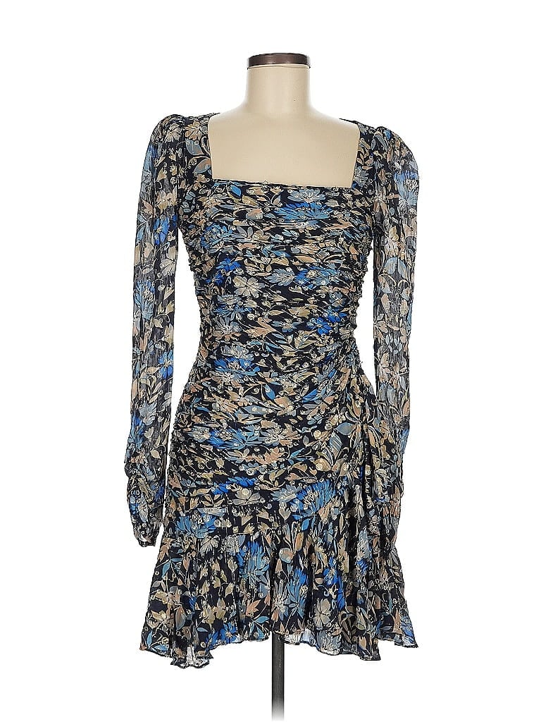ML Monique Lhuillier Blue Cocktail Dress Size 6 - photo 1