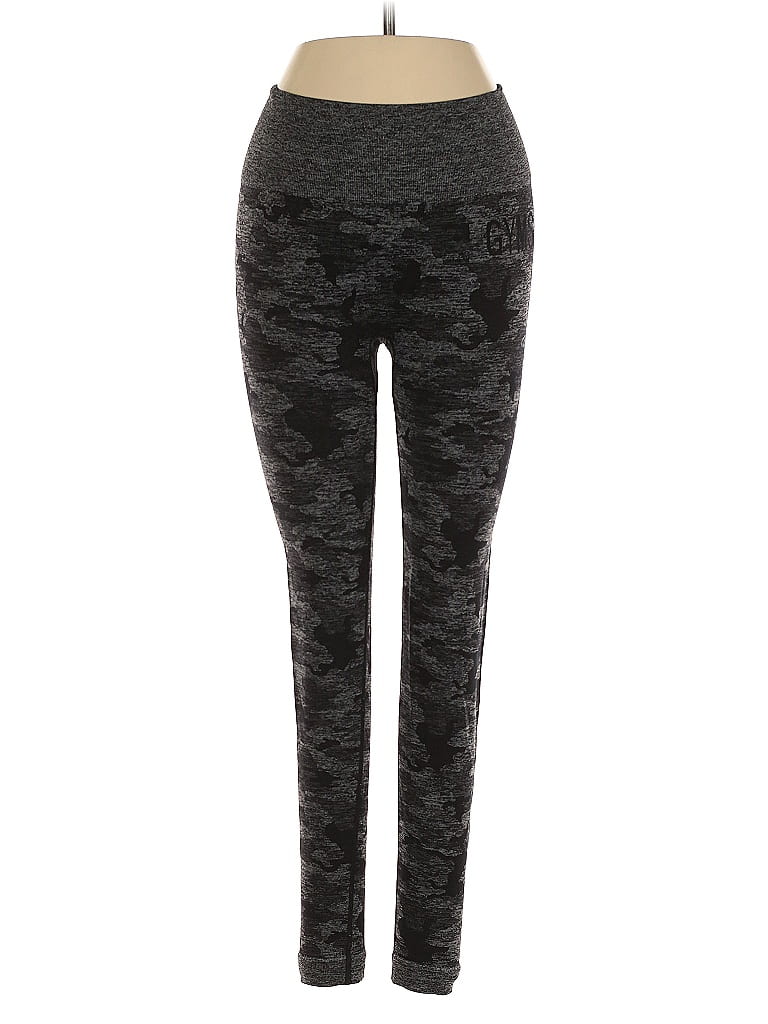 Pre-owned Gymshark Casual Pants In Gray