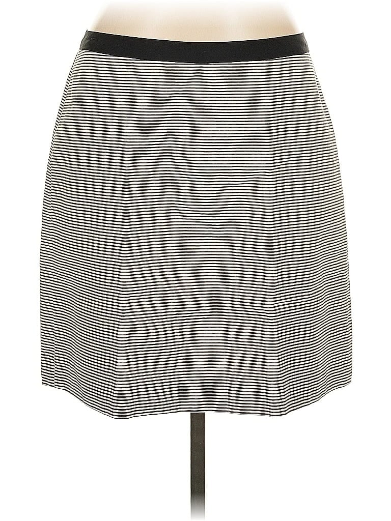 Pre-owned Ann Taylor Loft Casual Skirt In Gray