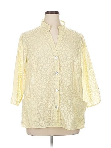 D&Co. 3/4 Sleeve Button-Down Shirt (view 1)
