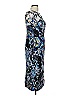 Black Halo 100% Nylon Graphic Blue Cocktail Dress Size 8 - photo 3