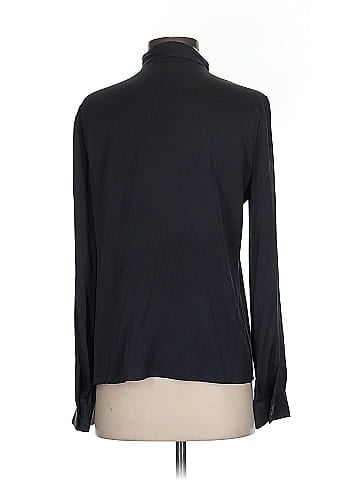 Elie Tahari Long Sleeve Silk Top (view 2)