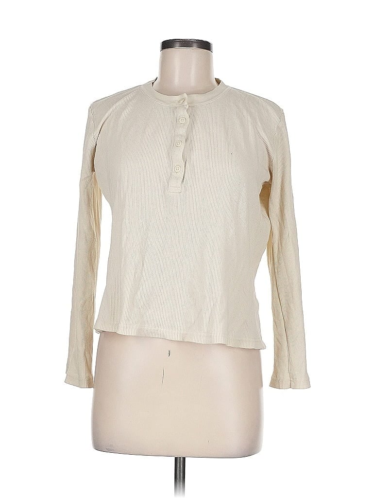 Pre-owned Madewell Cardigan Sweater In White