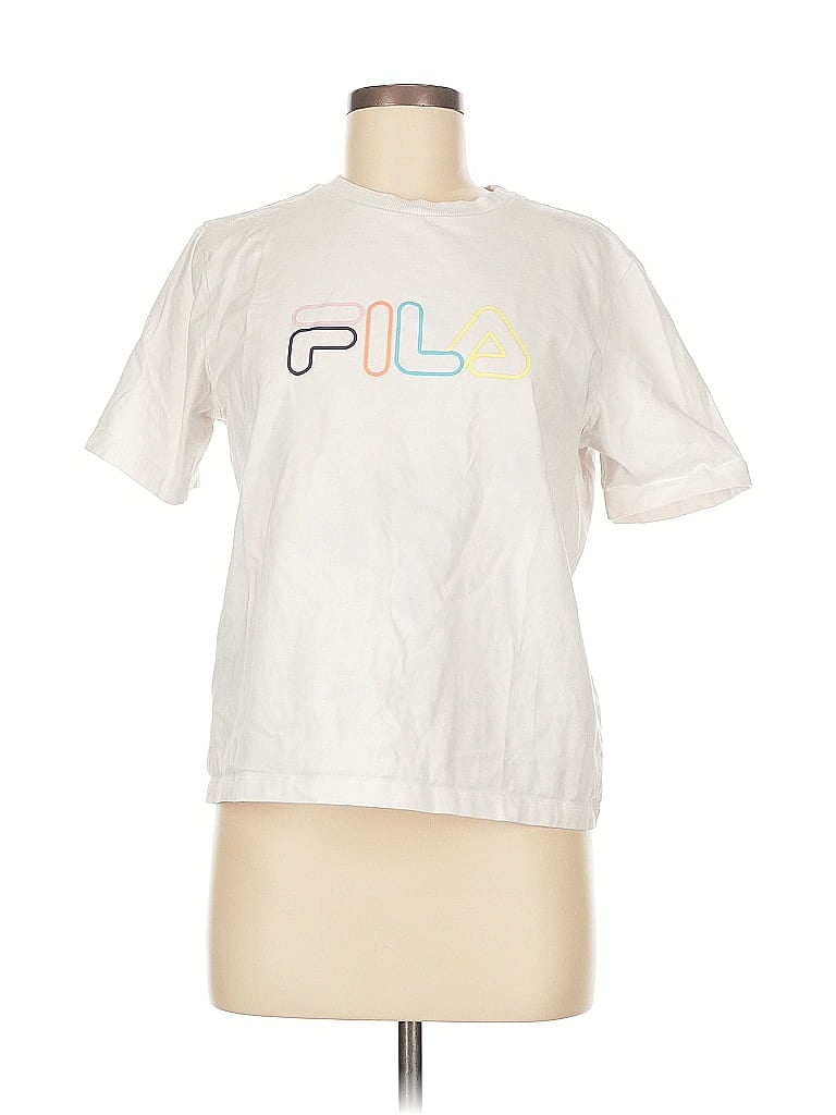 Click to view more detailed imagery on our partner's website Pre-owned Fila Short Sleeve T-shirt In White