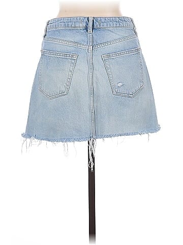 We the Free Denim Skirt (view 2)