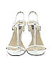 Glint Metallic Silver Gray Heels Size 7 1/2 - photo 2