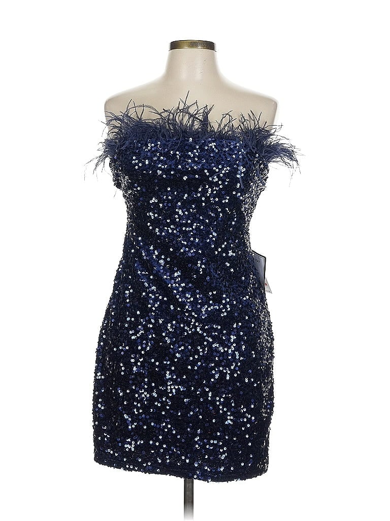 Pre-owned B Darlin Cocktail Dress In Blue