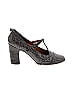 FRYE Houndstooth Gray Heels Size 8 1/2 - photo 1