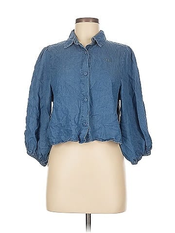 Ellandemm 3/4 Sleeve Button-Down Shirt (view 1)