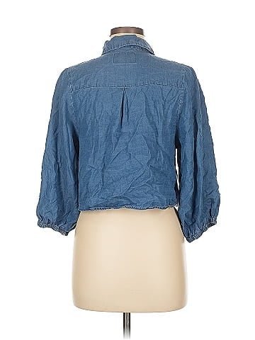 Ellandemm 3/4 Sleeve Button-Down Shirt (view 2)