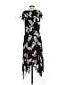 Rebecca Minkoff 100% Polyester Floral Black Casual Dress Size 6 - photo 2