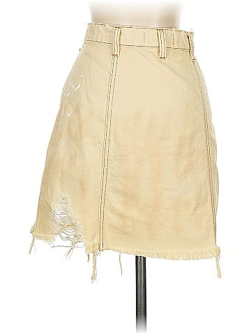We the Free Denim Skirt (view 2)