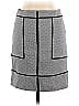 Amanda + Chelsea Color Block Chevron-herringbone Gray Casual Skirt Size 6 - photo 2