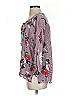 Hazel 100% Rayon Gray 3/4 Sleeve Blouse Size S - photo 5