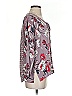 Hazel 100% Rayon Gray 3/4 Sleeve Blouse Size S - photo 4