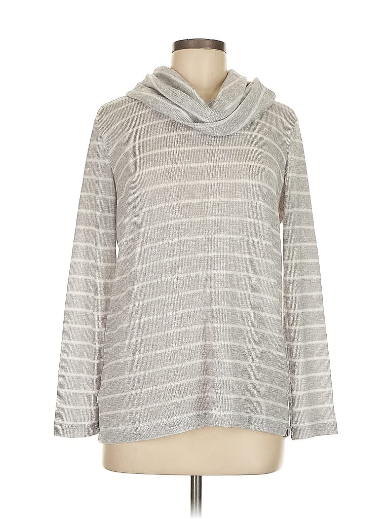 Pre-owned Eddie Bauer Pullover Sweater In Gray