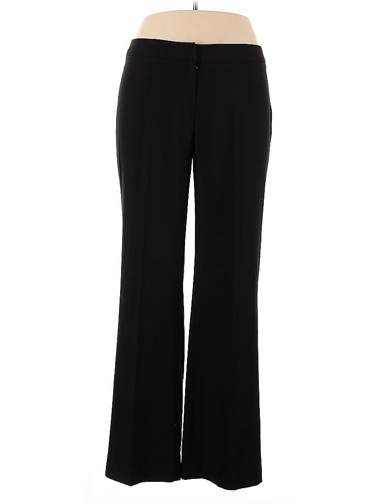Alberto Makali Black Dress Pants Size 14 - photo 1